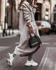 Single-Breasted Trench Coat Women Streetwear Overcoats Jackets Outwear Pocket Hooded Autumn Long Coats Trench