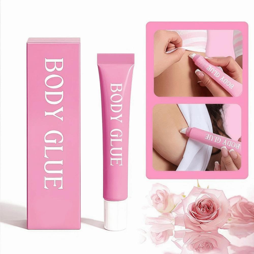 Quick-Drying Liquid Body Adhesive Waterproof Anti-Exposure Adhesive for Strapless Dresses