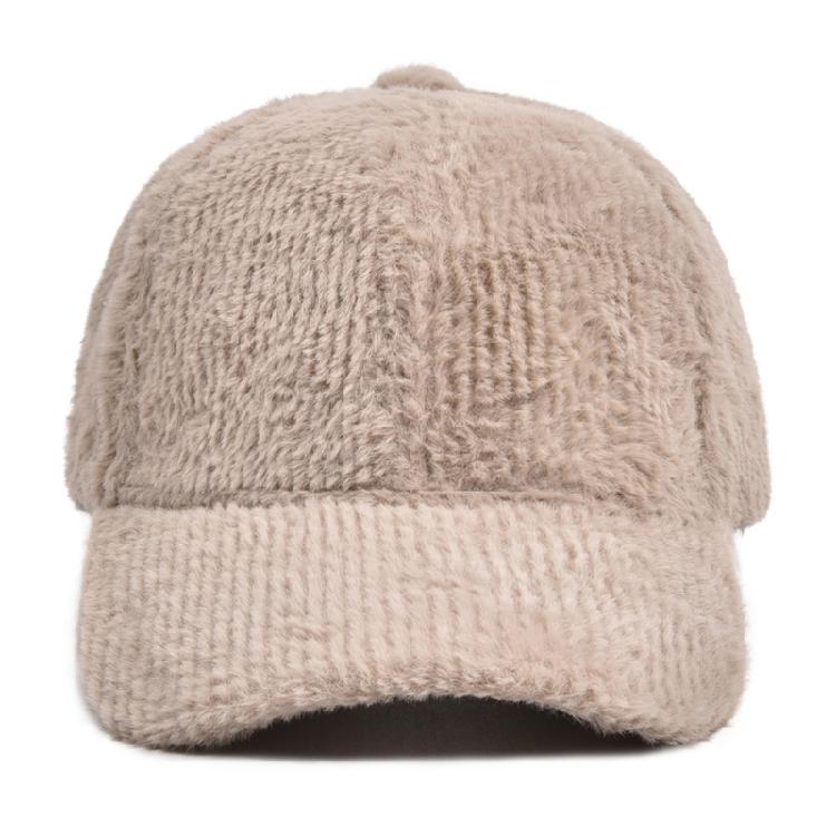 Fashion Baseball Hat Thick Caps Windproof Long Brim Caps Winter Autumn Plush Hat