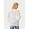 DIMANAF 2026 New Summer Basic Shirt Women Lace O-Neck Blouse Tops Tees Loose White Short Tees