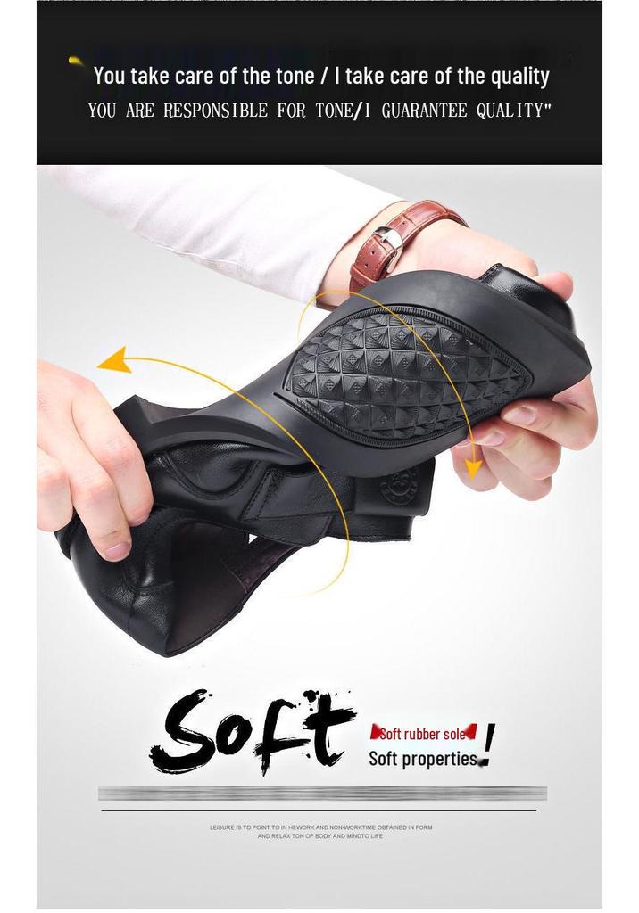 Men's 2025 Summer Closed-Toe Leather Sandals – Breathable, Hollowed Design, Perfect for Elderly Dads