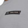 Under Armour Einfarbiges T-Shirt mit Rundhalsausschnitt und kurzen Ärmeln für Herren, Oberteile, Grau 1382831-011