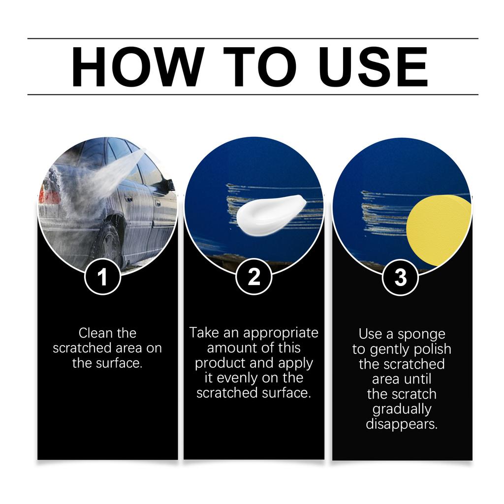 Car Scratch Remover Paint Care Tools Car Paint Scratch Polish Repair Agent Quickly Repairs Small Scratches On The Paint Surface