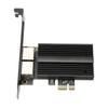 PCIe Network Card 2.5Gbps Dual Port Gold Plated Pin Aluminium Alloy Gigabit Ethernet Card for