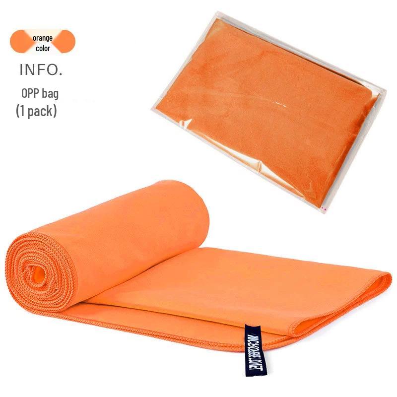 Ultra-Fine Double-Sided Quick-Dry Plush Towel - Beach, Sports & Sweat-Absorbing, Customizable with Logo