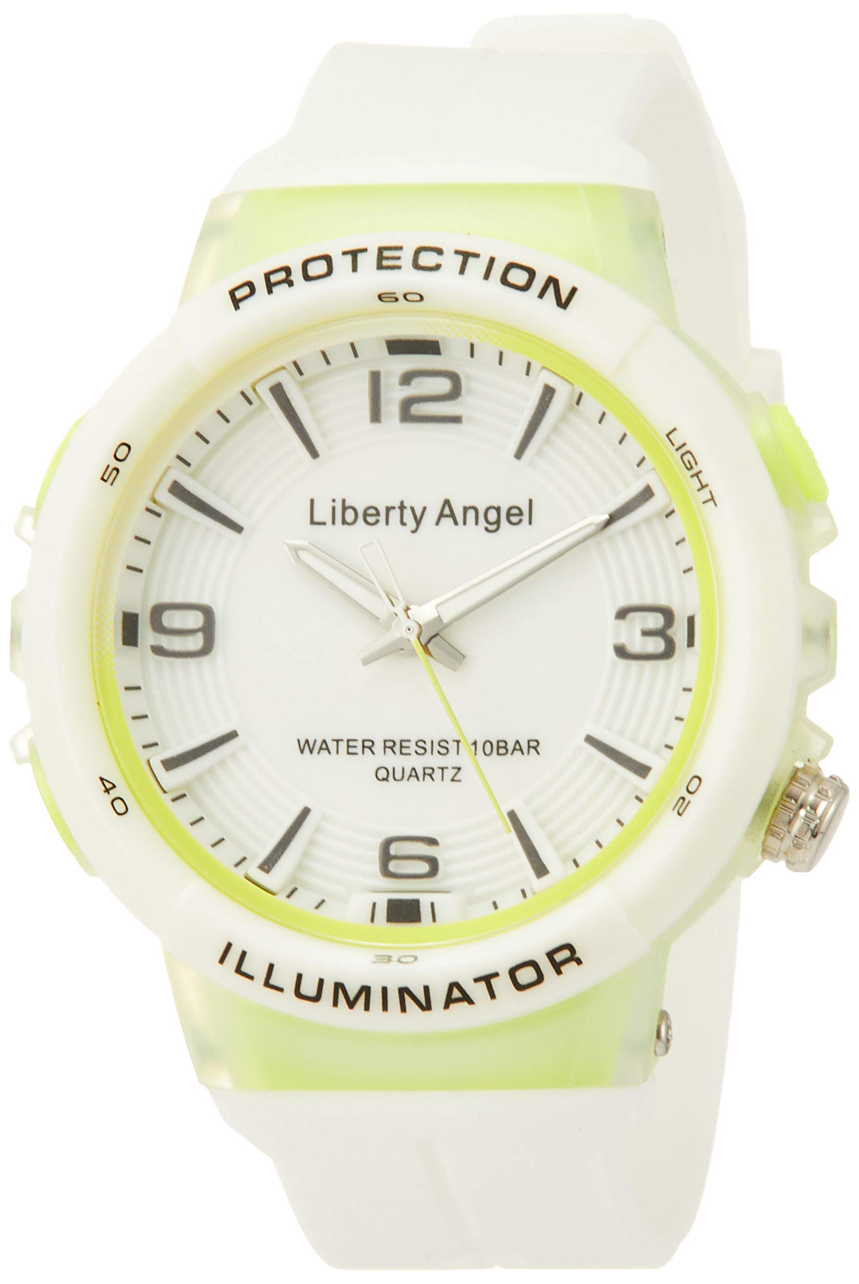 

Liberty Angel with LED Urethane White [Arias] Watch, Analog, Waterproof, Light, Strap, ADWW18089-06, Women s, білий