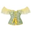 Women's Gothc Sexy Lingerie with Adjustable Belt Elegant Top Bustier Lace Corset Fashion Lace Bustier