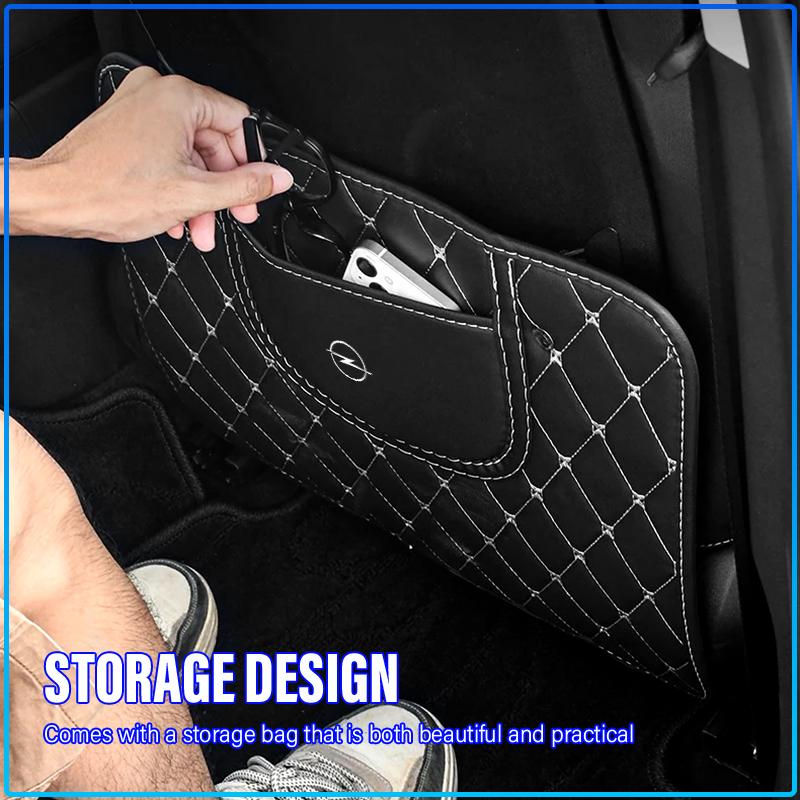 Car Seat Back Storage protective Pad Prevent Kick Mat For Opel crosa d astra h insignia astra j zafira b mokkaastra vivaro astra g