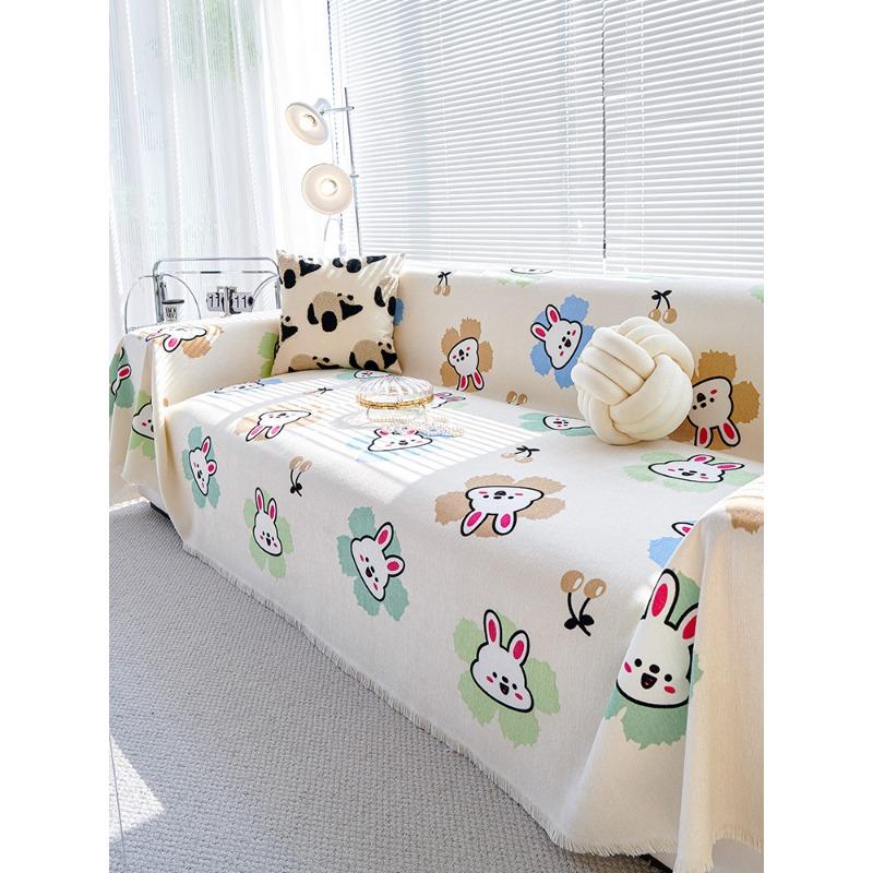 

Водонепроницаемый простой мультяшный диванный полотенце шенилловый чехол для дивана ткань против царапин чехол для дивана чехол для дивана 180*130cm