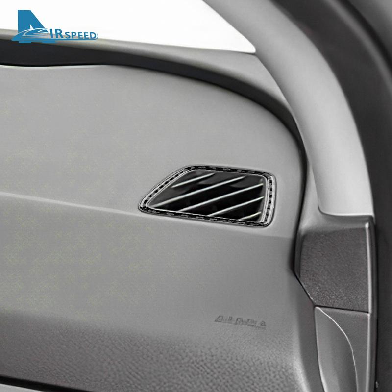 Real Soft Carbon Fiber Sticker For Kia Sportage   2024 2025 LHD RHD Car Air Vent Outlet Frame Interior Trim Accessories