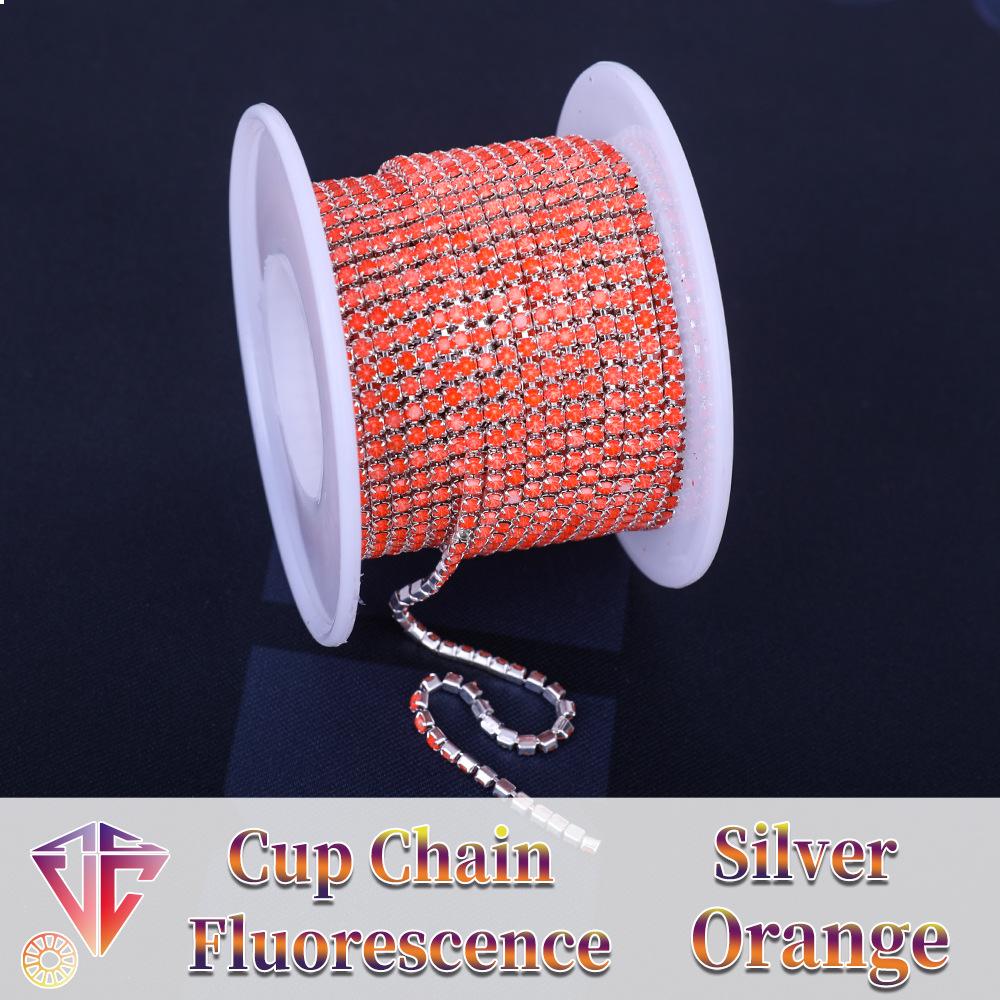 

Weichen Boutique флуоресцентная цепь-коготь мокко шифровальная цепь светящаяся дрель, вспышка алмазная цепь аксессуары для одежды своими руками SS6- (10 yards/roll)