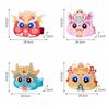 Cute Zodiac Snake Head Hat Traditional New Year Party Headgear  Boy Girl Gifts