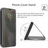 Luksus Smart Etui til Samsung Galaxy A57 A56 A37 A17 A55 A54 A34 A15 A53 A34 A33 A14 A73 Spejl Læder Smart Flip Stand Cover