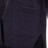 LANVIN Made in Italy Wool Blend Long sleeve knit cardigan S purple Women Used