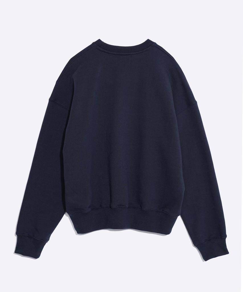 HARDCORE HAPPINESS Round Combination Sweatshirt_Navy