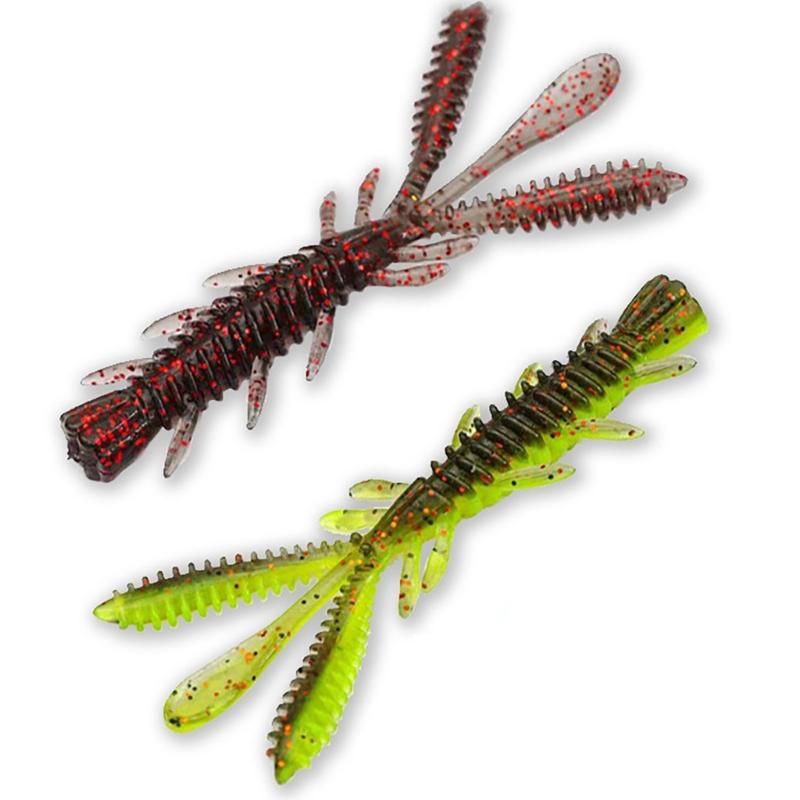 20Pcs Swimbait Lures Jig Soft Lures Shrimp Artificial Shrimp Baits Floating Shrimp Fishing Baits Wobblers for Trout