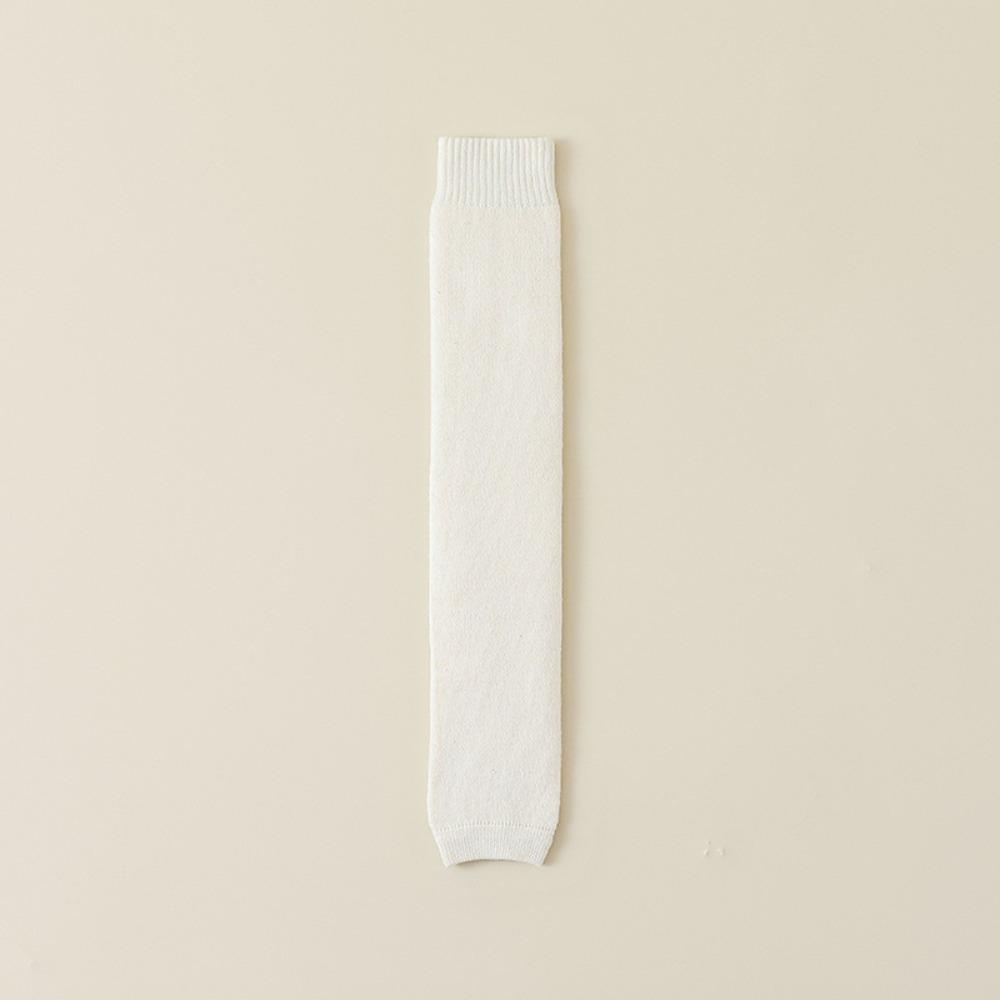 Fleece-lined Knee-High Stockings Thicken Long Tube Socks Soft Over Knee Sock  Winter