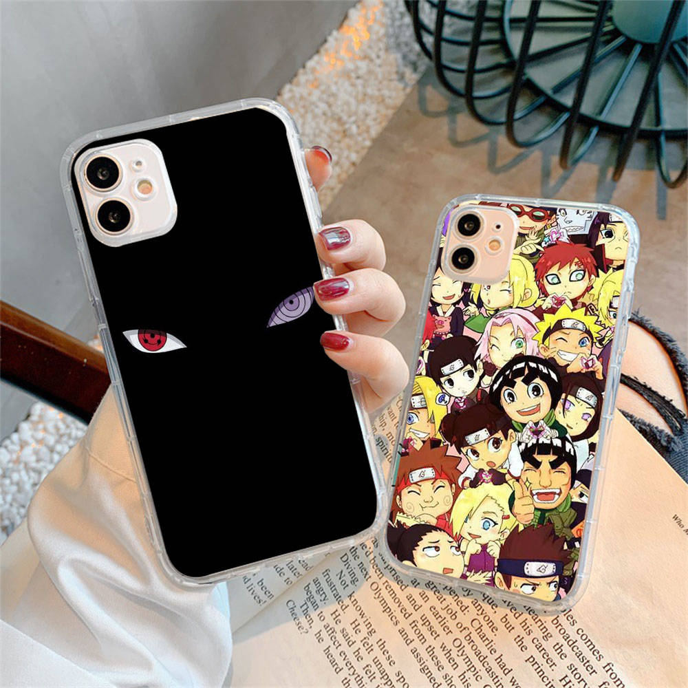 Case for Samsung A04 A14 A23 A34 A54 M23 M33 M52 M53 Realme 10 9 C30S C35 C55 VIVO Y02S Y21 Y51 X80 Pro Transparent Cover WI57 Naruto Anime