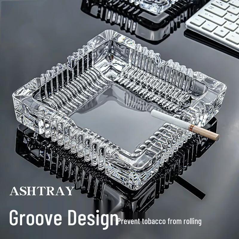 Creative Crystal Glass Ashtray
