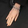 Thorn Fish Bone Chain Bracelets Hip Hop Couple Bracelets Fashion Bangles Punk Style Jewelry Link Chain Charm Bracelets