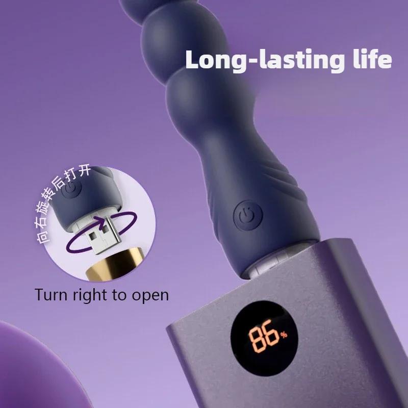 10 Speed Anal Plug Vibrator Anal Beads Prostate Massage USB Charge Vibrators Butt Plug Stimulator Sex Toys For Men Women