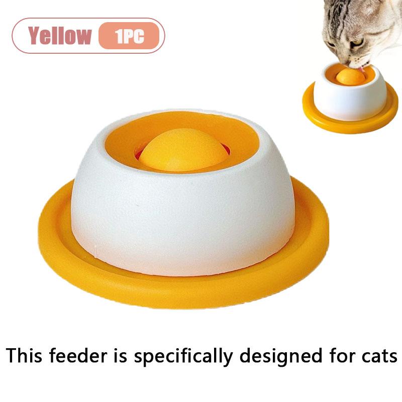 Interactive Pet Licking Mat for Cats and Dogs Non-Slip Slow Feeder Bowl with Raised Patterns Promotes Calmness and Oral Health