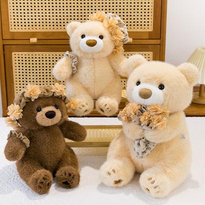 Oso de peluche con forma de flor y ramo de rosas, regalo de San Valentín
