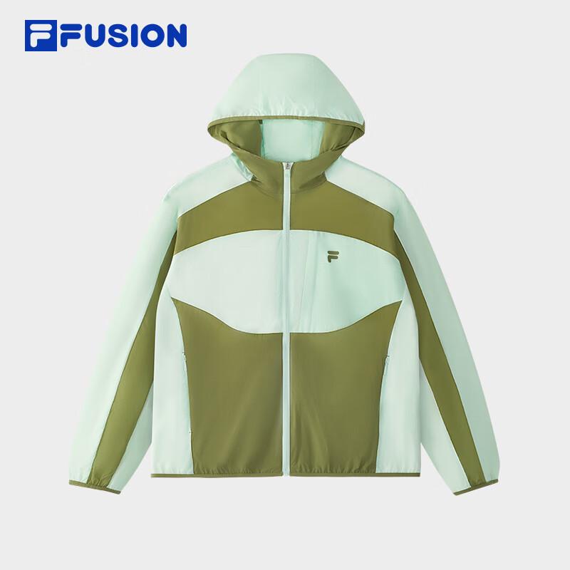 FILAFUSION Men's Color-Blocked Hooded Woven Jacket