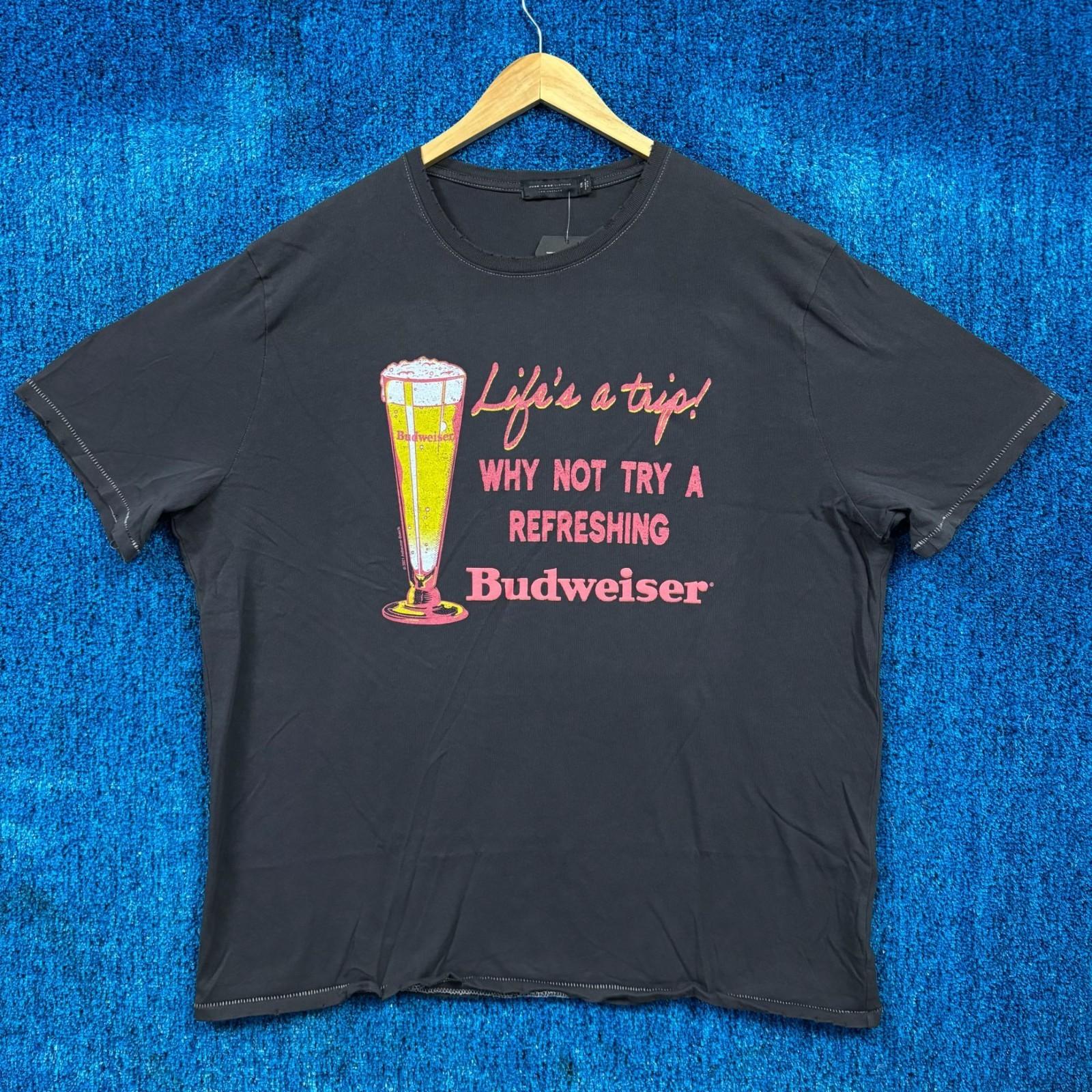 Budweiser King Of Beers T-Shirt Size XXL Unisex T-Shirt XL