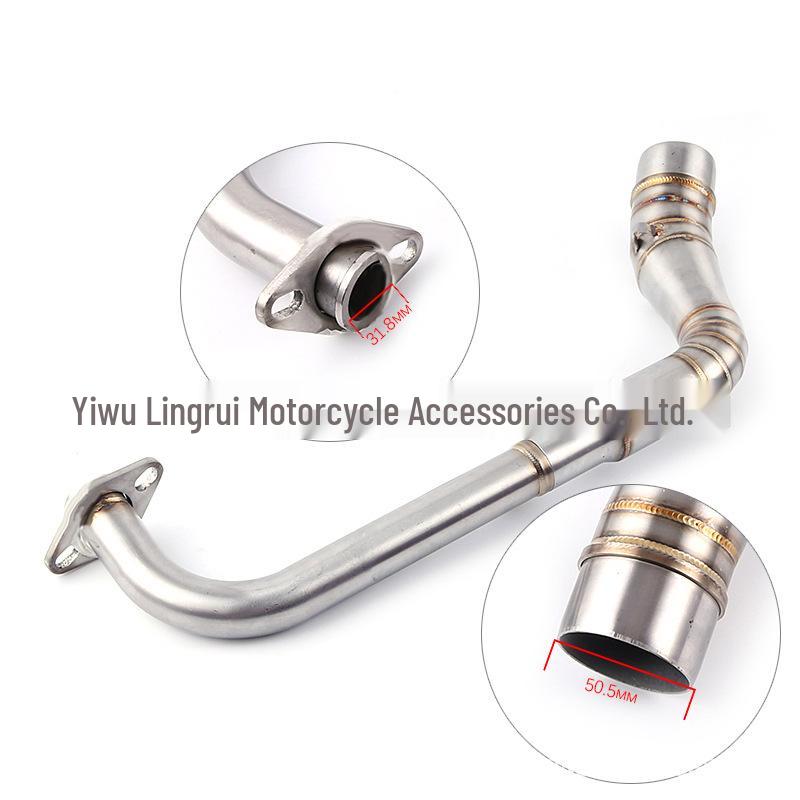Yamaha NMAX155 Stainless Steel Front Exhaust Modification