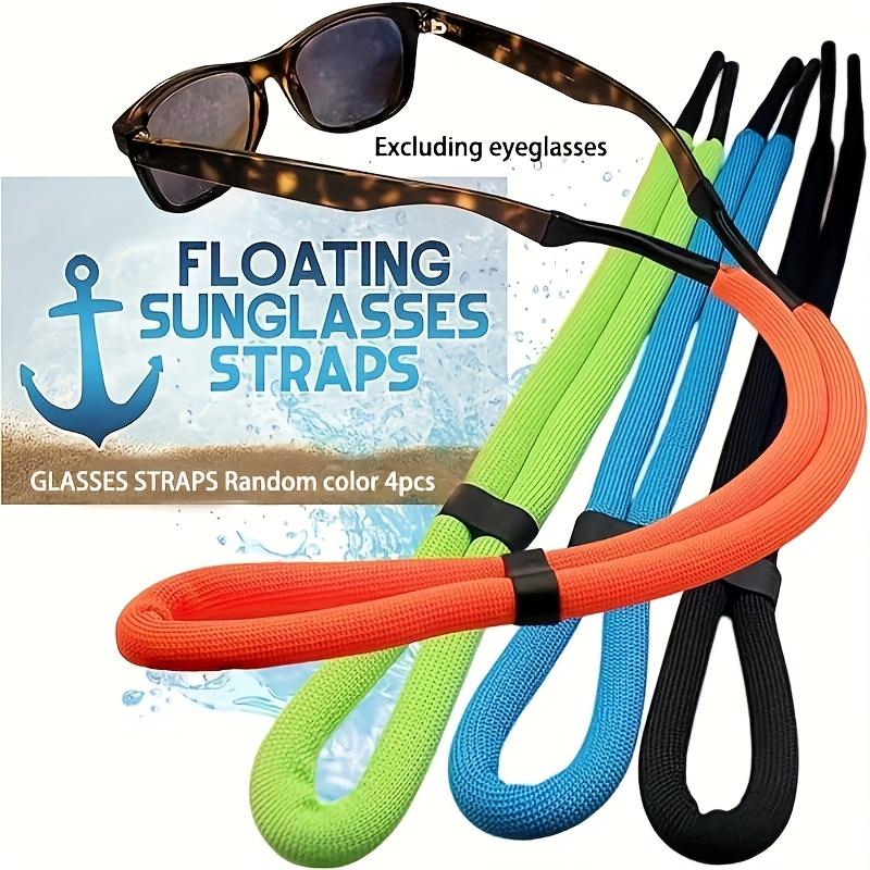 

A Set Of 4Pcs Adjustable Floating Glasses Straps - Unisex Glasses Holders And Lanyards, Suitable For Boating, Kayaking, Fishing, Paddleboarding, And 4PCS in random colors