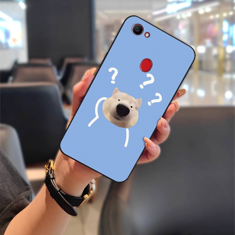 Silicone Cute Phone Case For OPPO F7 Waterproof Fashion Design Full wrap Protective Couple Dirt-resistant Anti-dust TPU