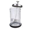 Barber Jar High Borosilicate Glass High Capacity Barbershop Soaking Jar with Lift Basket for Manicure Tools