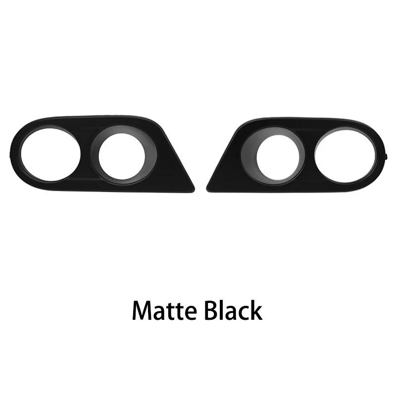 

2 шт. Карбоновое волокно для BMW E46 M3 2-дверный автомобиль Крышка противотуманных фар Рамка фары 2001-2006 Передняя планка капота Решетка Аксессуары для фар A-Matte Black