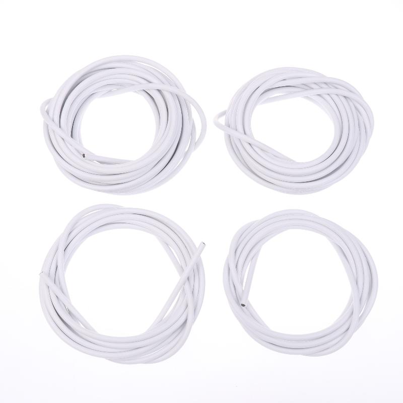 1 Sett Hvit PVC Stål Gardinskinne Tråd 2/3/5/6 Meter Gardin Fjærtau Med Kroker Øyer Veggopphengslinje