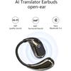 AI Translate True Wireless OWS Headsets Bluetooth 5.4 Open-Ear Headphones That Support 150 Languages Earphones Long Battery Life Wireless Earbuds
