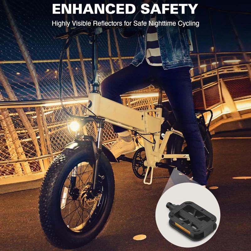 1 Pair Bicycle Pedals Ultralight MTB Road Pedals Bicycle MTB Accessories Foot Pedals Anti-skid Pedals Standard Universal Pedals