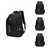 Oxford Cloth Unisex Travel Backpack With Letter Stripe Pattern For Commuting And School Use