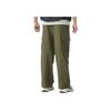 Adidas SS25 Versatile Fashion Breathable Work Knitted Sports Pants Men Pants Army-Green KA8013