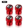 For VW 4PCS Aluminum Alloy Car Wheel Tire Valve Caps For Volkswagen VW GTI R Line R32 Touareg Passat Polo Jetta MK4 Auto Accessories