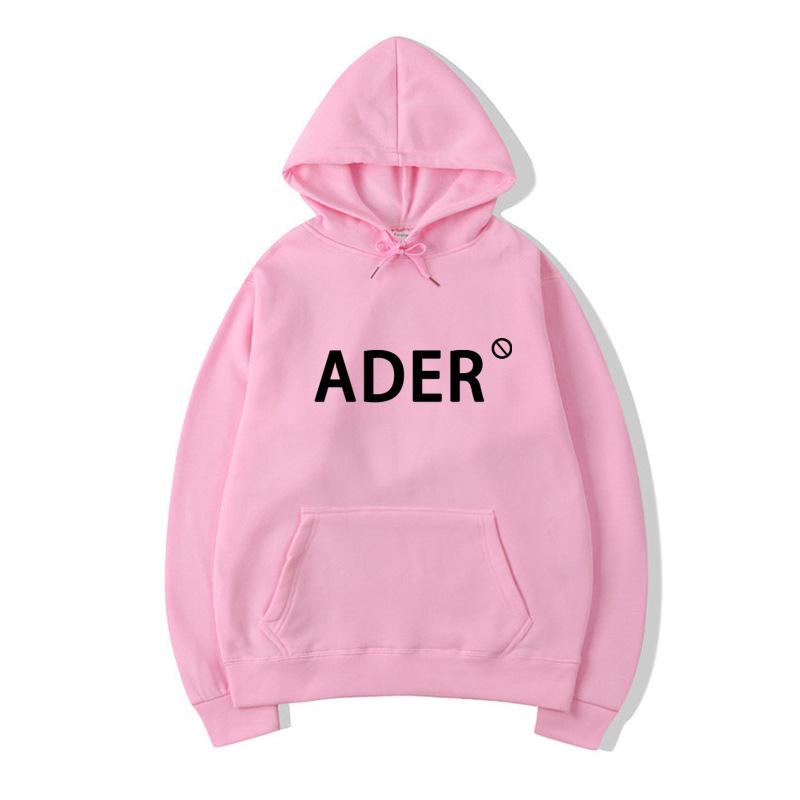 Moletom Marca Tide Ader Suéter Suéter de Lã Feminino Solto Casual com Capuz Pulôver Suéter Masculino Primavera e Outono