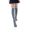 Women Girl Rainbow Stripe Tube Dress Over the Knee Thigh High Cosplay Socks