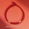 2026 Year of the Tiger Red Rope Tai Sui Amulet Bracelet - Women's Woven King Kong Knot by Wang Yihang