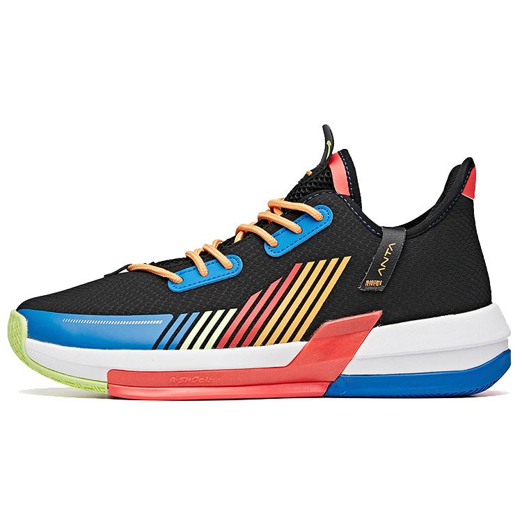Anta Basketball Collection Textile, Synthetic Leather Laser Cushioning Slip Resistant Abrasion Resistant Breathable 112011607-10