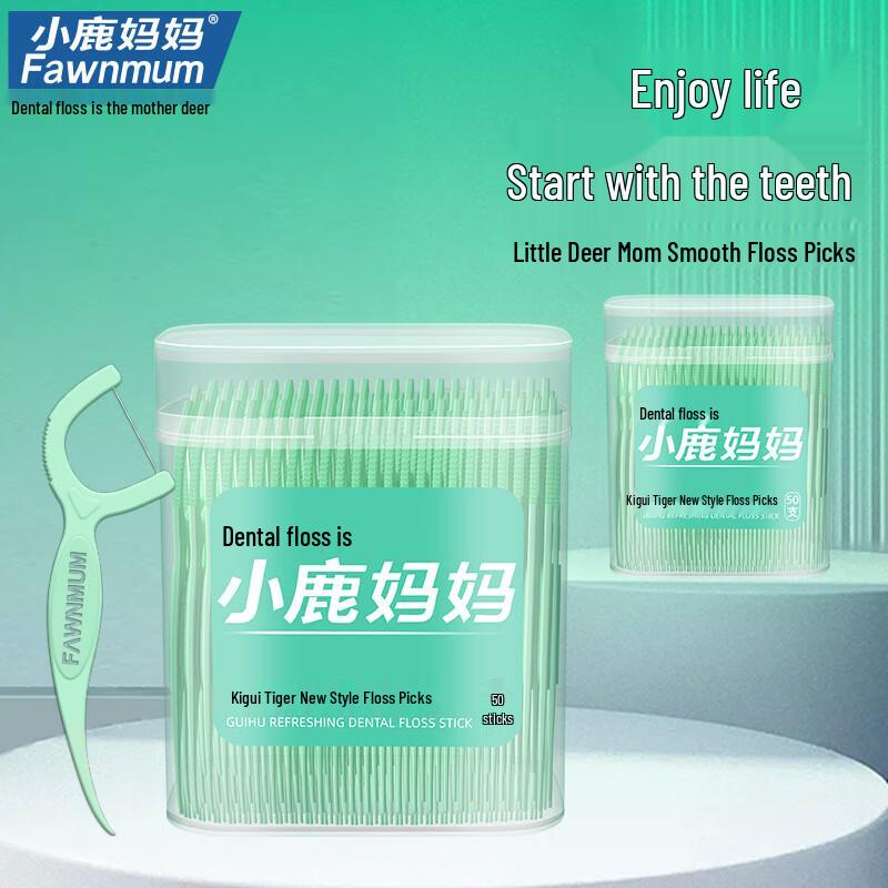 Xiao Lu Mama Ultra-fine Portable Dental Floss Picks