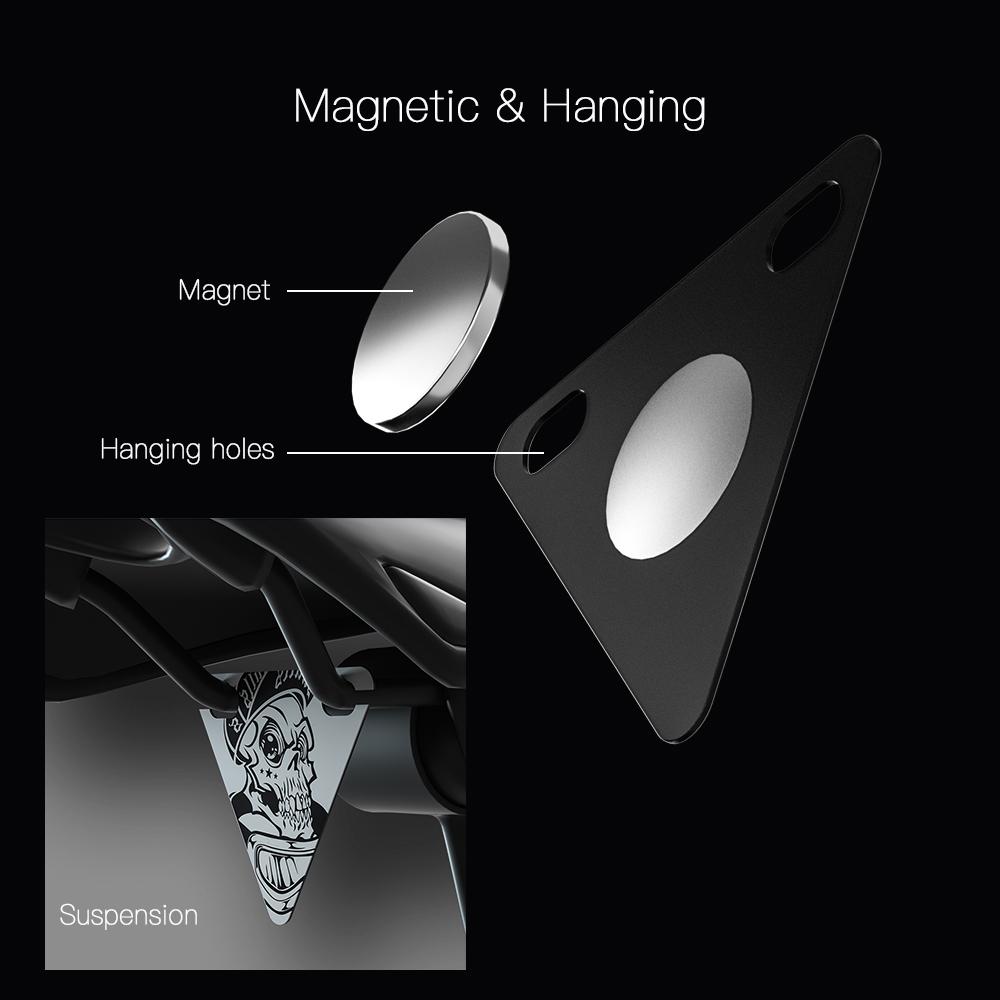 3 Pack Cycling Reflective Sign Bicycle Warning Triangle Reflector Night Triangle Reflective