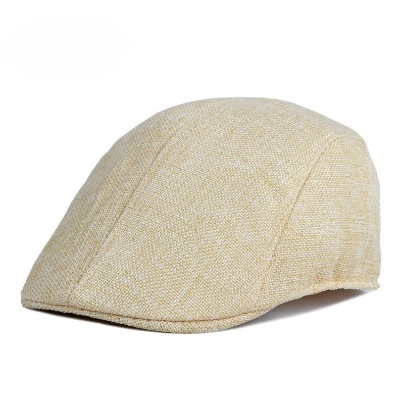 Men's Flat Cap Classic Ivy Cap Breathable Summer Cabbie Hat Lightweight Vintage Driving Gatsby Newsboy Hat