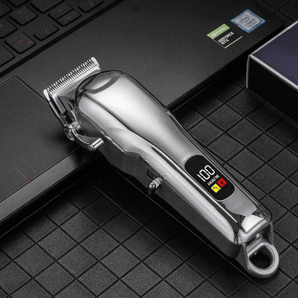 Professioneller Kabelloser Elektrischer Hundepflege-Trimmer Geräuscharm Haartrimmer für Haustiere Rasierer Pflegemaschine Schere
