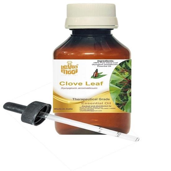 Levenmooi Clove Leaf (Syzygium Aromaticum) Pure & Natural Therapeutic Grade Essential Oil Plastic with Dropper