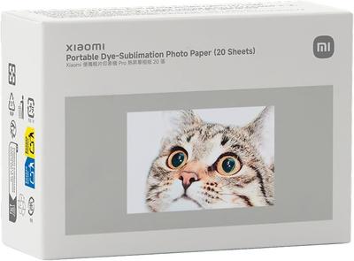 Xiaomi Portable Sublimation Photo Paper 20 Sheets Instant Photo Printing High   